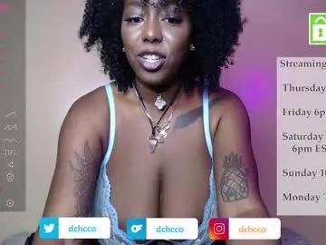 Chaturbate dchcco is Freechat dchcco — im back #ebony #chubby #bigboobs #tattoo #natural