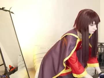 Chaturbate sylvie_fey is Freechat sylvie_fey — Megumin Cosplay :P #anime #ahegao #feet #goth #tattoo